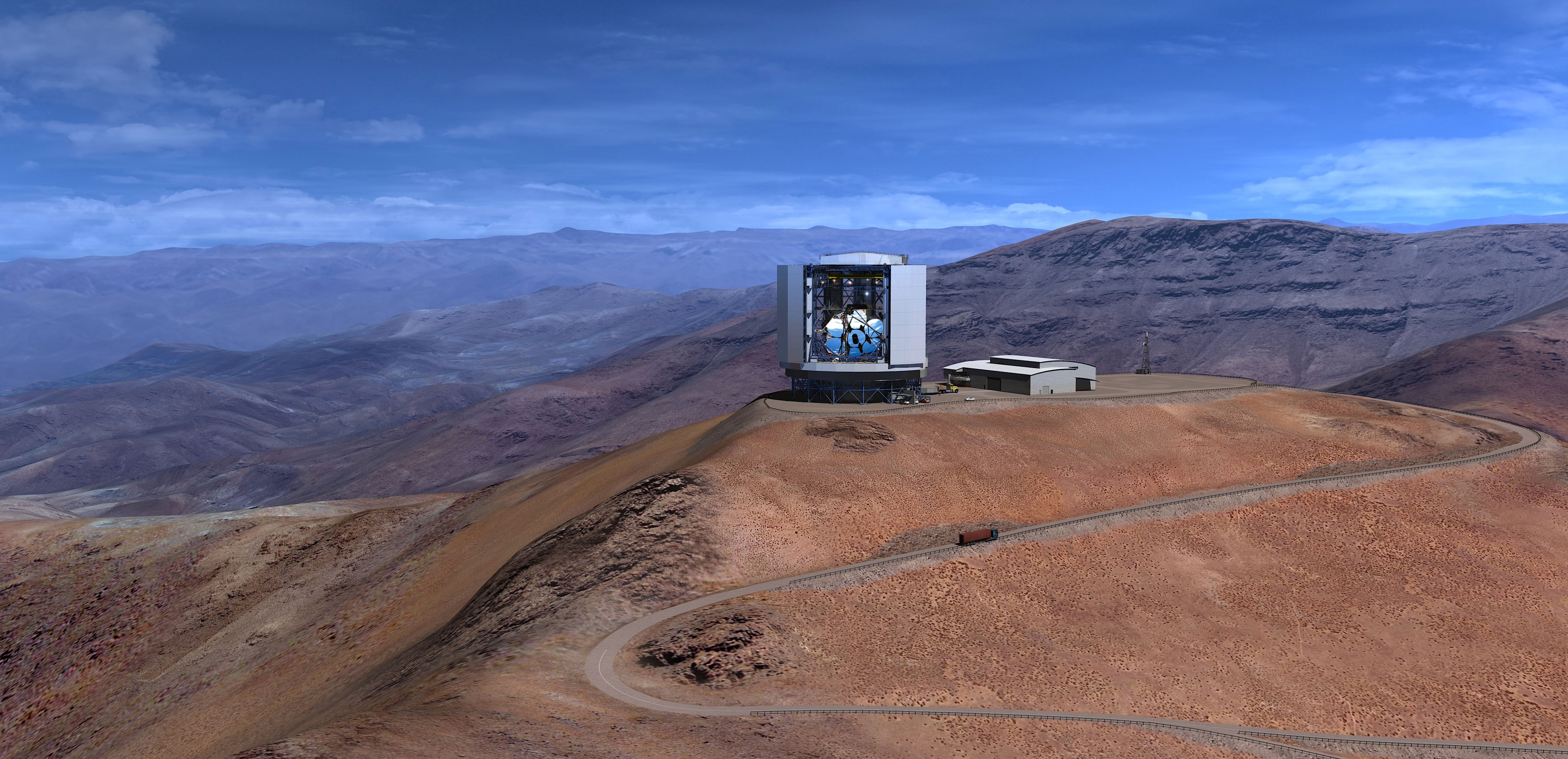 GMT at Las Campanas Observatory (Artist's Concept)